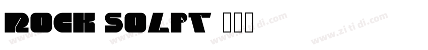 Rock solft字体转换